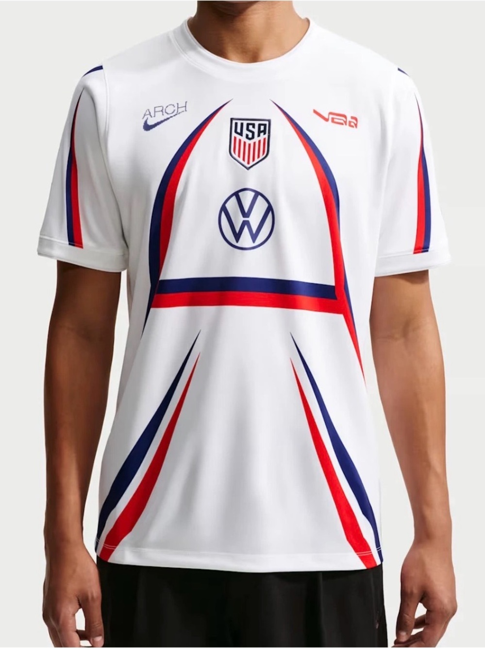 USA x Virgil Abloh Archive World VAA NIKE Cup 2026 Pre-Match Top Jersey Sz Med - Picture 4 of 7